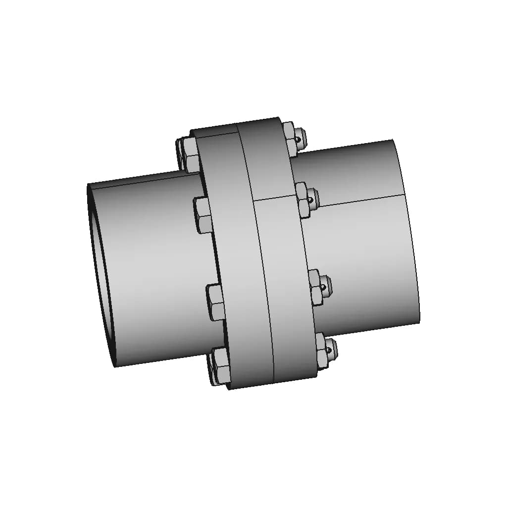 Elastic Coupling - Standard Mechanical Component_90_0_degree_snapshot