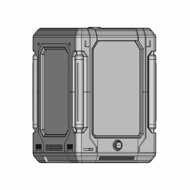 Naked Eye 3D Display | High-Quality CAD Model