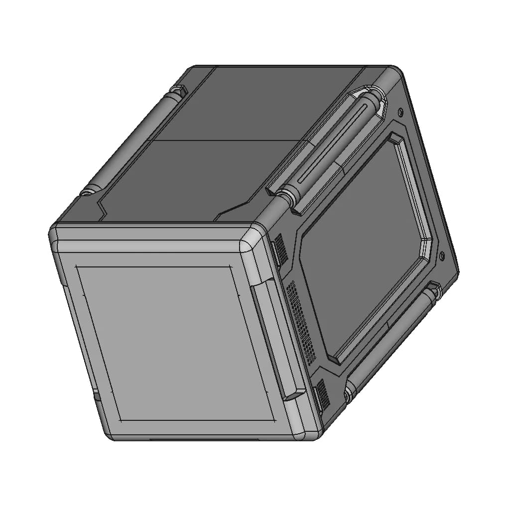 Naked Eye 3D Display | High-Quality CAD Model_60_30_degree_snapshot