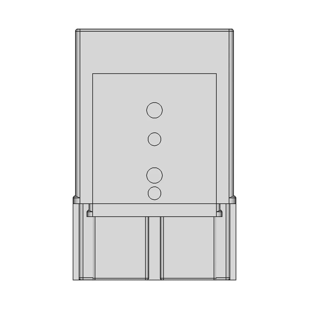 Anchi Connector 350A 600V - Downloadable CAD Representation_90_0_degree_snapshot
