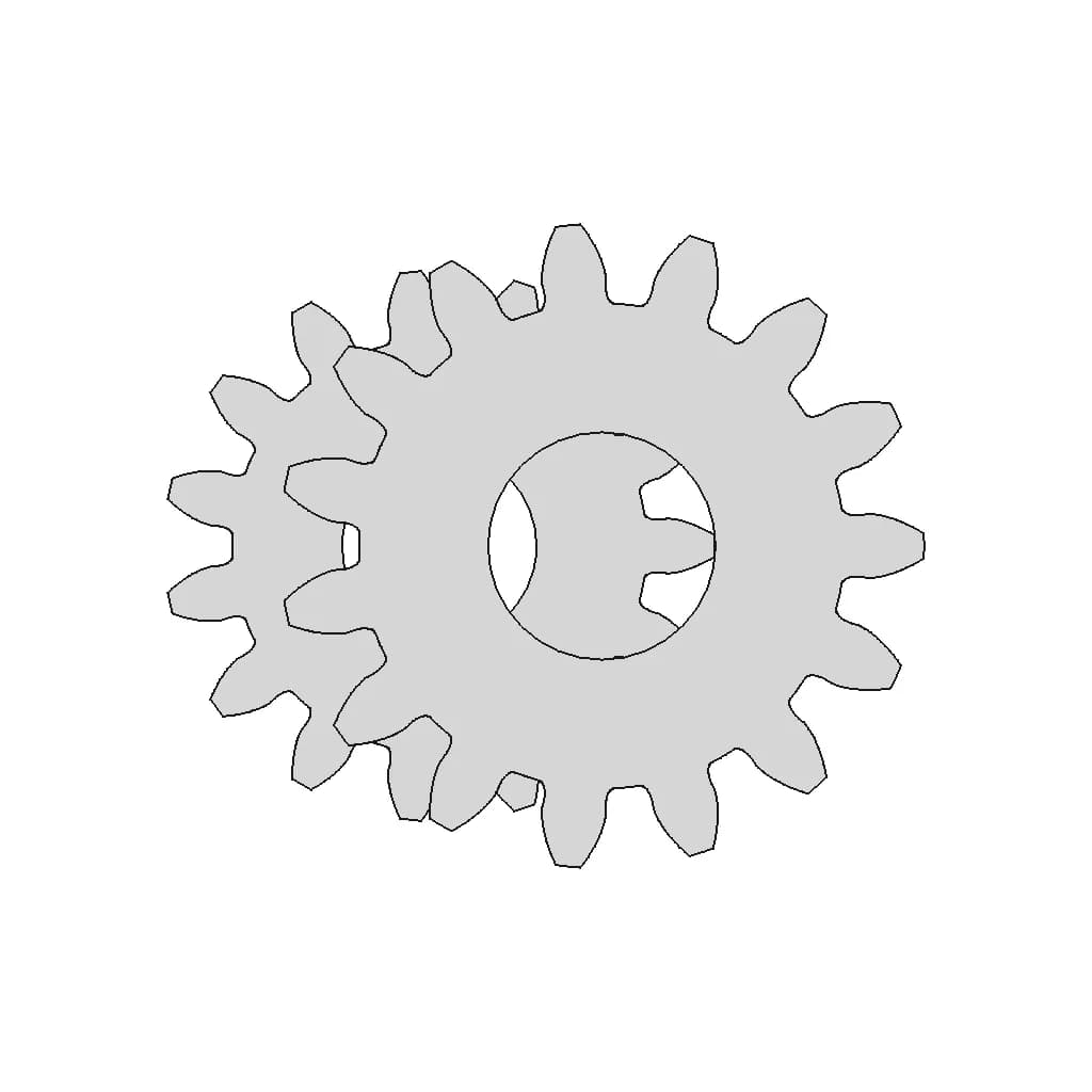 0 5M Spur Gear | High-Quality CAD Model_0_0_degree_snapshot