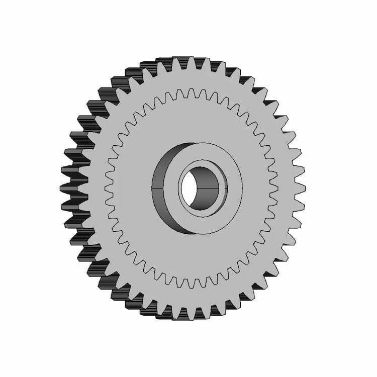 0 5M Spur Gear - Standard Mechanical Component