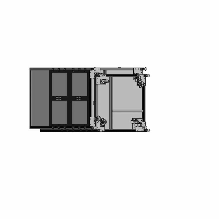 Standard Industrial Working Table Aluminum Profile | 3D Engineering Design File