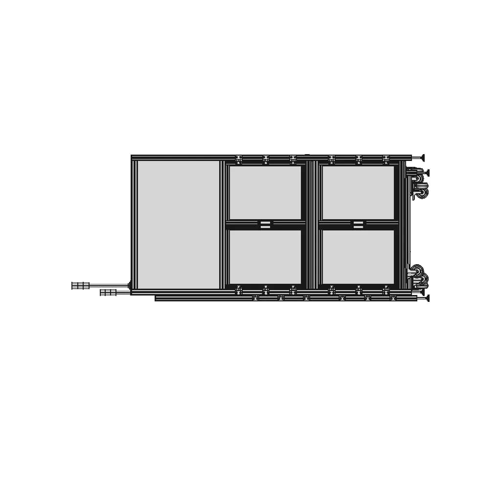 Standard Industrial Working Table Aluminum Profile | 3D Engineering Design File_0_90_degree_snapshot
