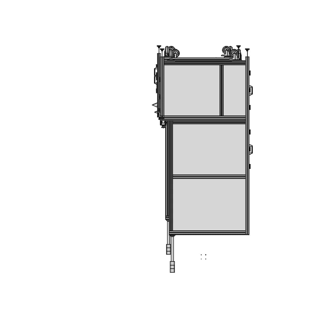 Standard Industrial Working Table Aluminum Profile | 3D Engineering Design File_270_0_degree_snapshot