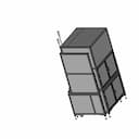 Standard Industrial Working Table Aluminum Profile | 3D Engineering Design File_60_30_degree_snapshot