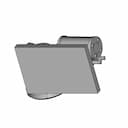 Single Cylinder Oscillating Steam Engine - Downloadable CAD Representation_60_30_degree_snapshot