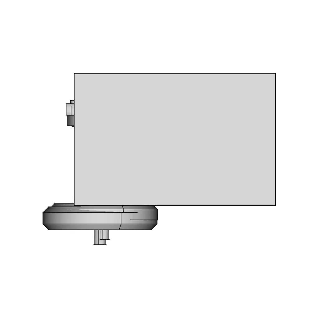 Single Cylinder Oscillating Steam Engine - Downloadable CAD Representation_90_0_degree_snapshot