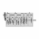 Feed Gear Box Of Lathe - Downloadable CAD Representation_0_0_degree_snapshot
