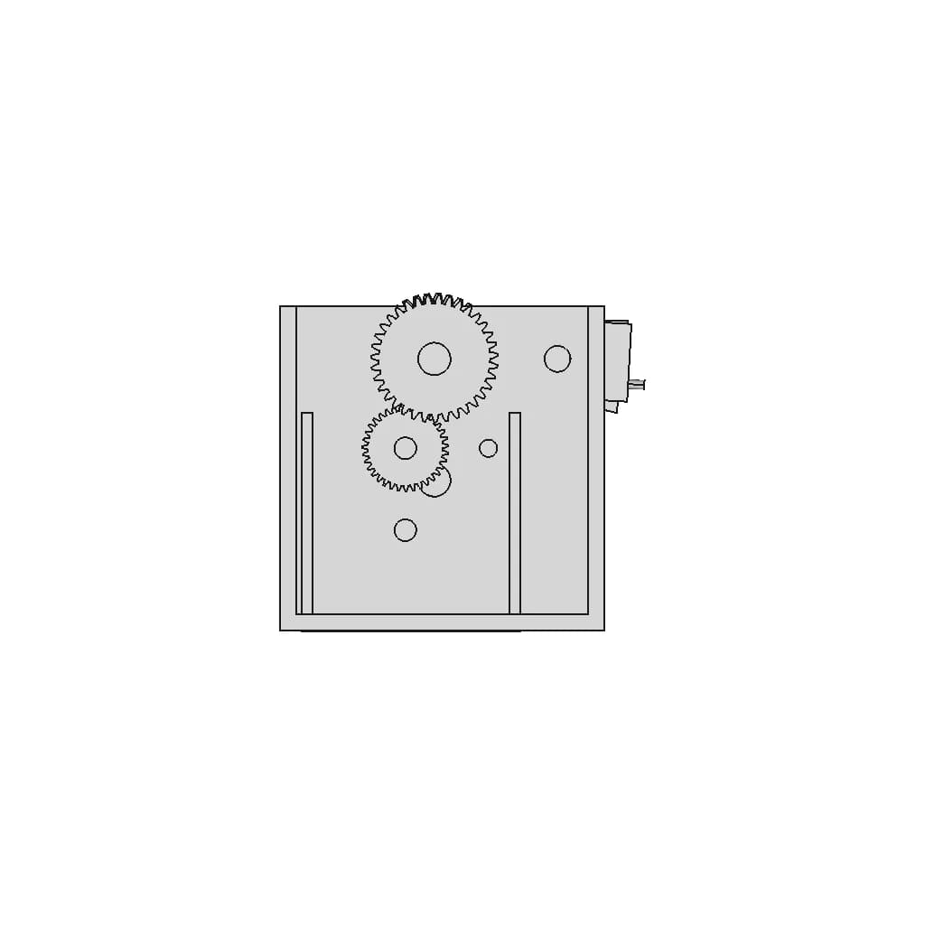Feed Gear Box Of Lathe - Downloadable CAD Representation_0_270_degree_snapshot