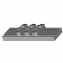 Toe Clamp Production Fixture On Emco F1 Cnc Machine Table - Standard Mechanical Component_60_30_degree_snapshot