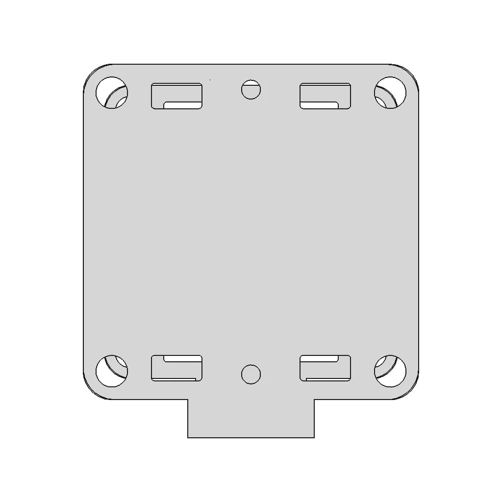 Hydrogen Fuel Cell Bipolar Plate With Gasket And Collector | 3D Engineering Design File_270_0_degree_snapshot