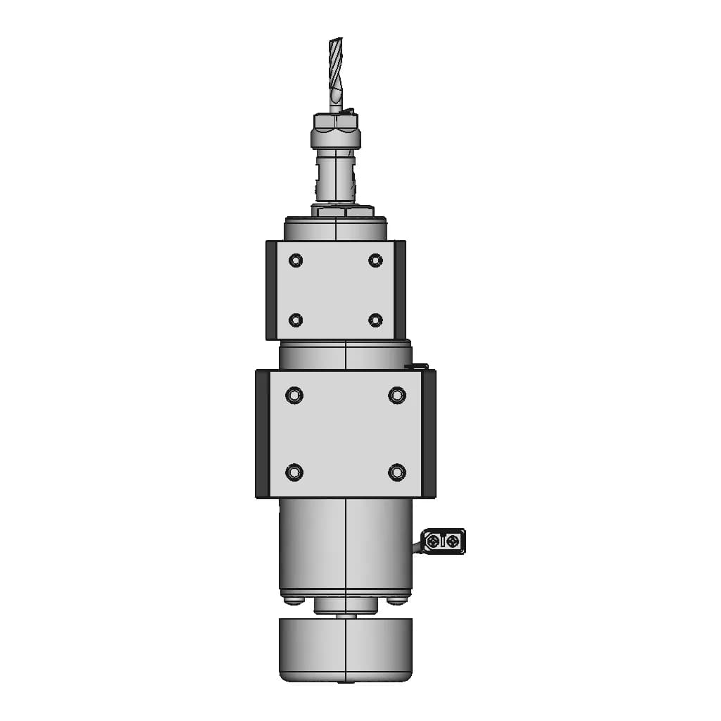 Medium Duty 312X300X85Mm Desktop Cnc Mill - Standard Mechanical Component_270_0_degree_snapshot