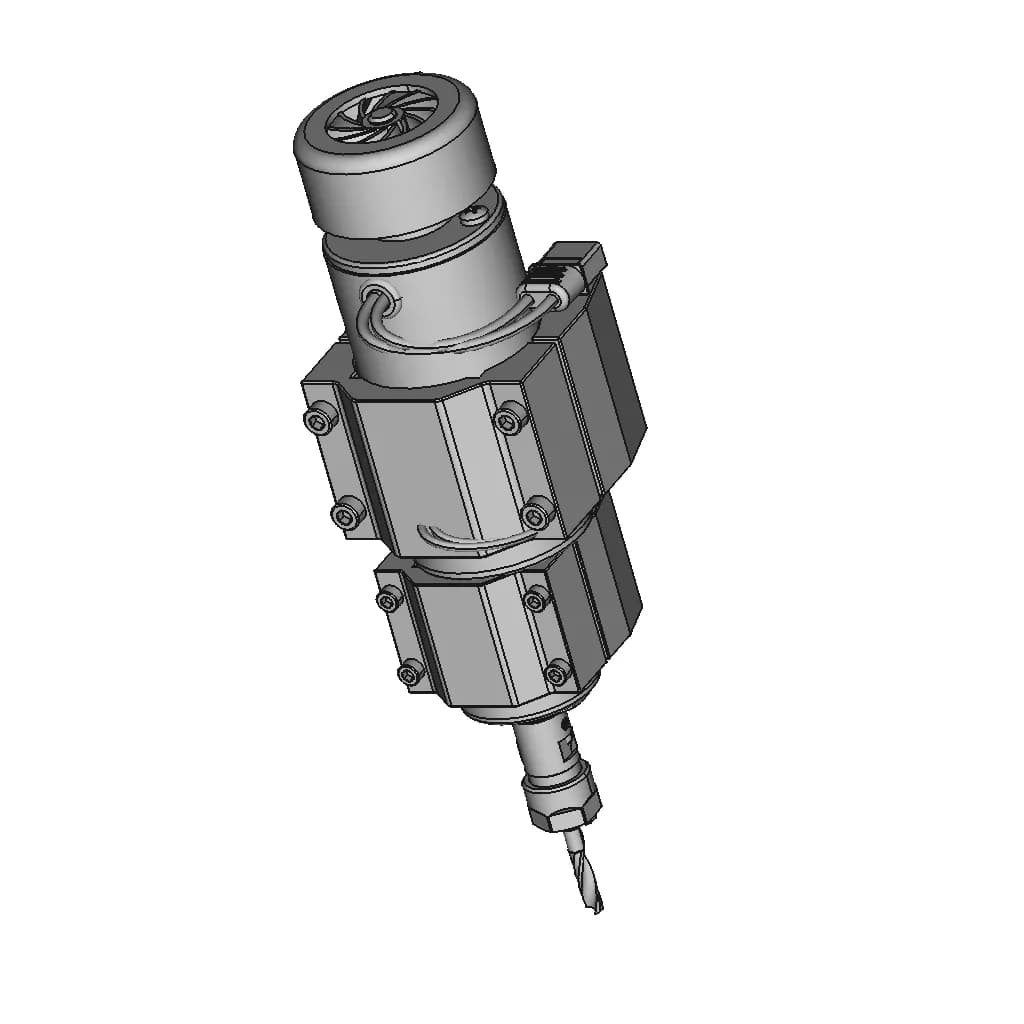 Medium Duty 312X300X85Mm Desktop Cnc Mill - Standard Mechanical Component_60_30_degree_snapshot