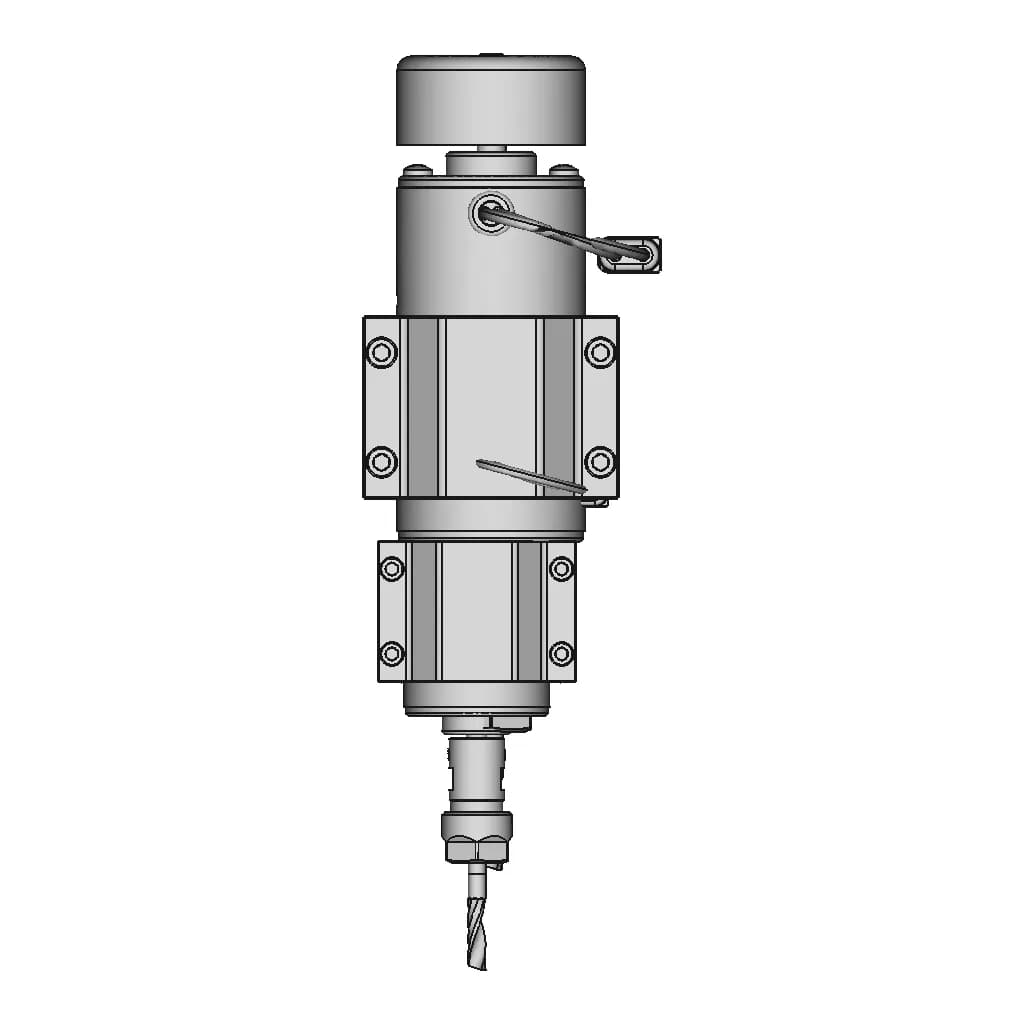 Medium Duty 312X300X85Mm Desktop Cnc Mill - Standard Mechanical Component_90_0_degree_snapshot