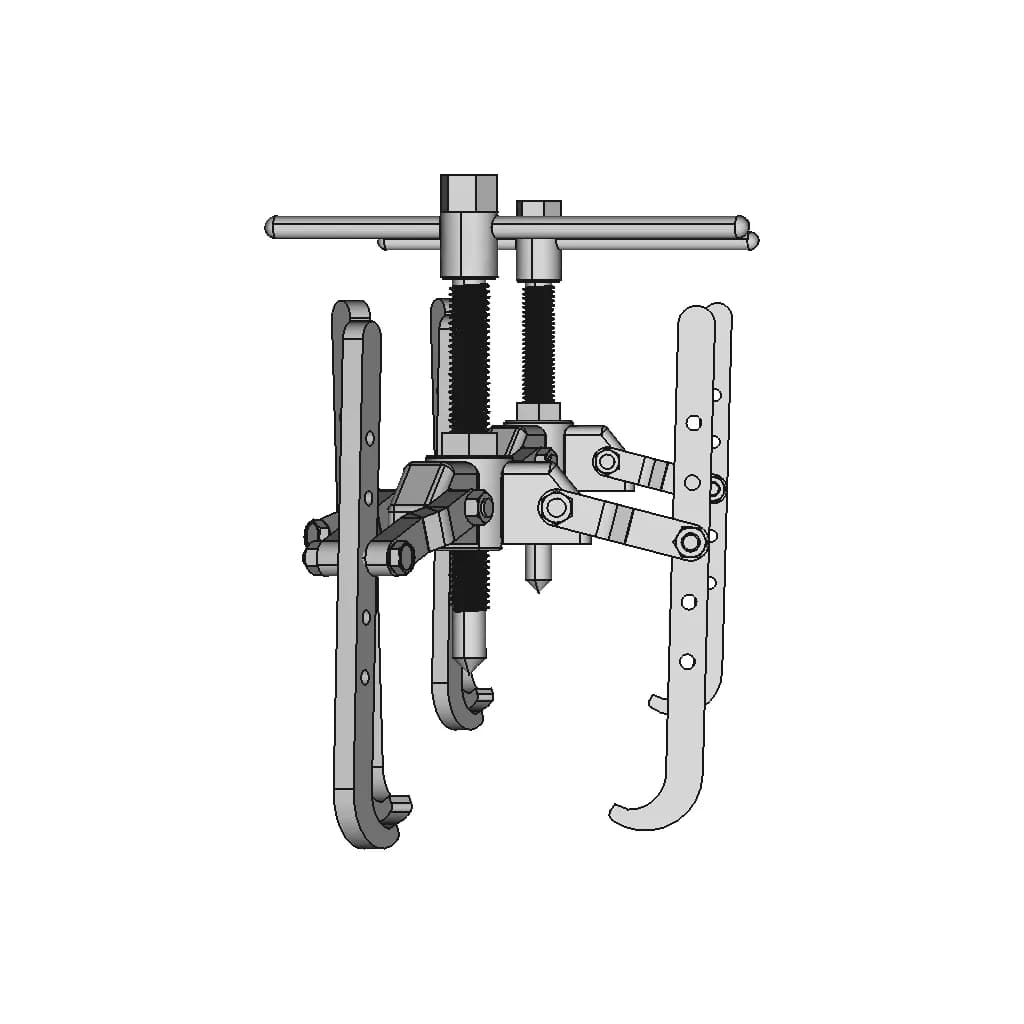 3 Jaws Puller - Downloadable CAD Representation_0_90_degree_snapshot