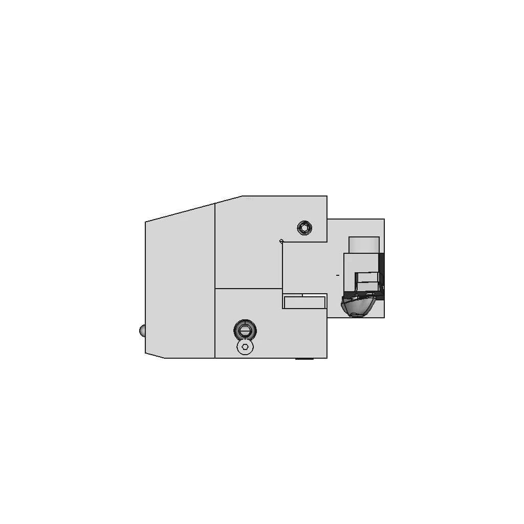Tool Holder With Automatic Load And Accident Detection - Downloadable CAD Representation_0_0_degree_snapshot