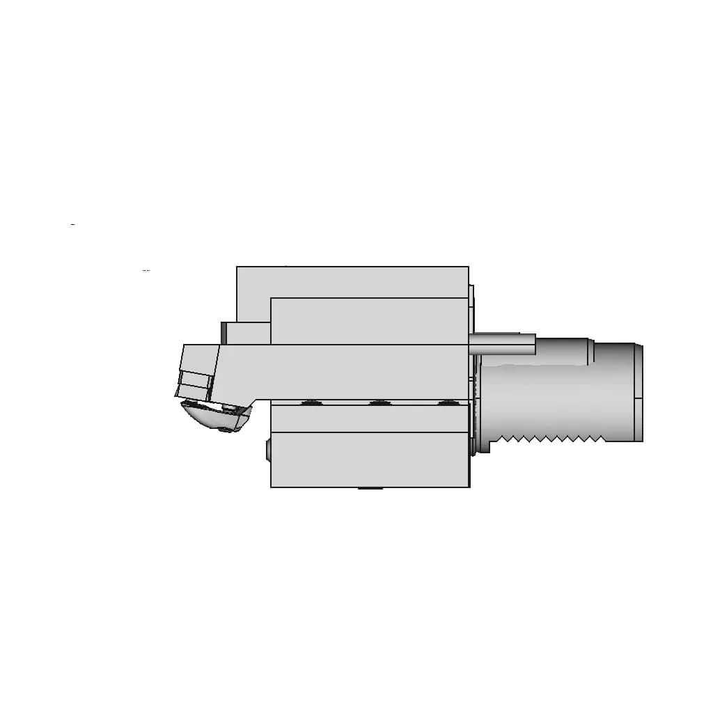 Tool Holder With Automatic Load And Accident Detection - Downloadable CAD Representation_0_90_degree_snapshot
