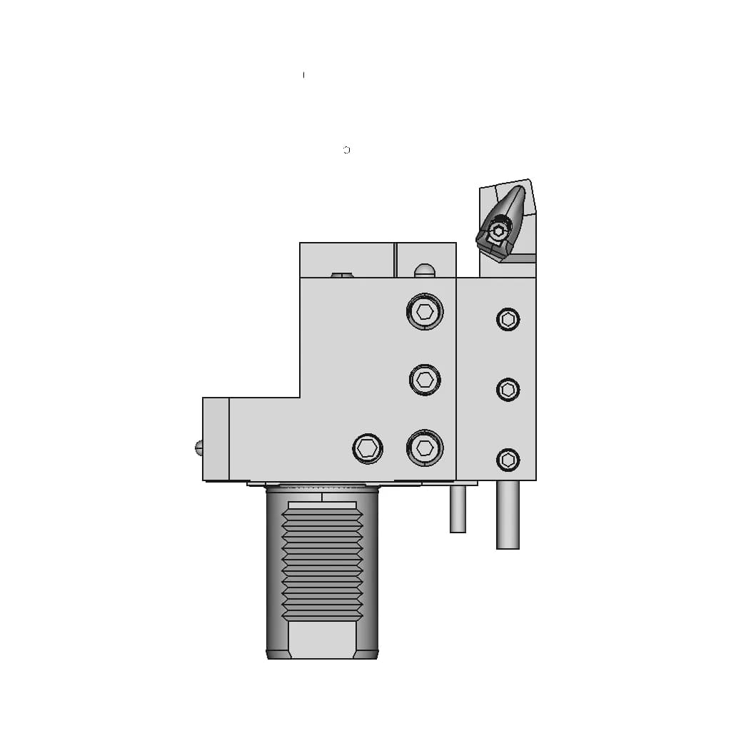 Tool Holder With Automatic Load And Accident Detection - Downloadable CAD Representation_90_0_degree_snapshot