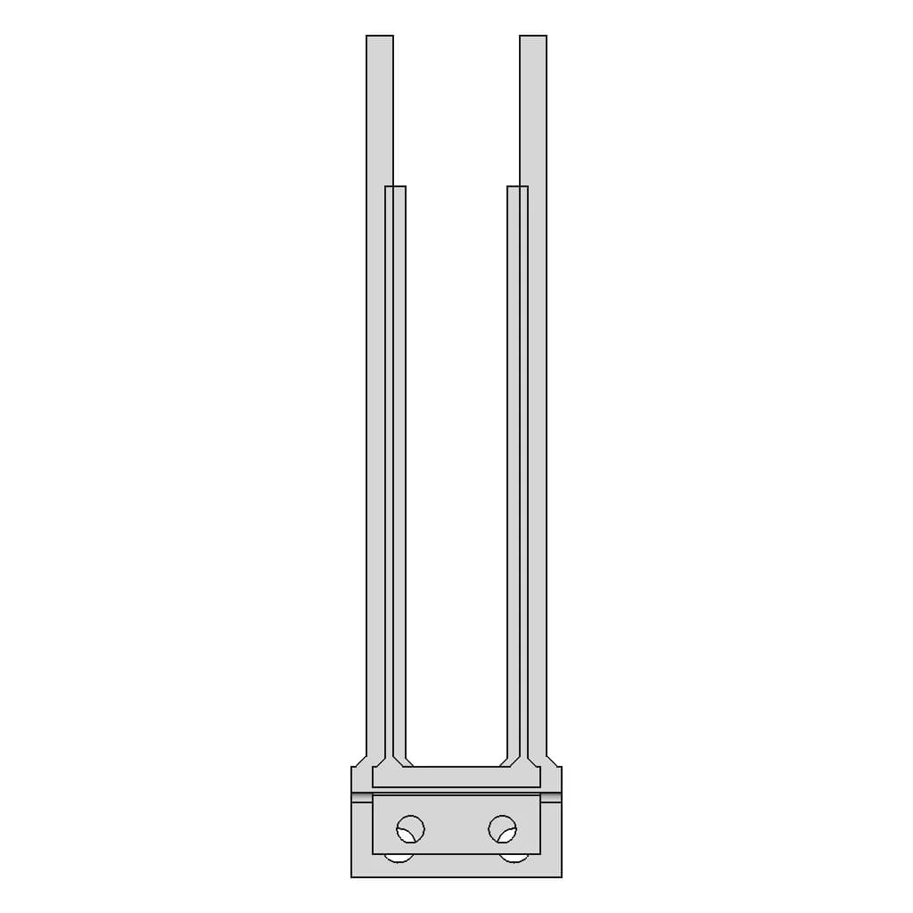 Hitch Bracket T25 - Standard Mechanical Component_0_0_degree_snapshot
