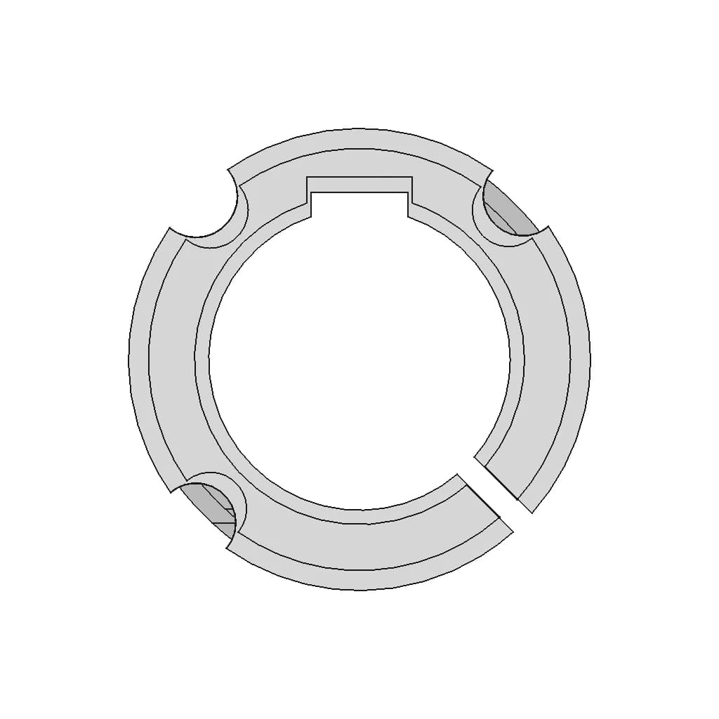 1008 Taperbush - Standard Mechanical Component_0_90_degree_snapshot