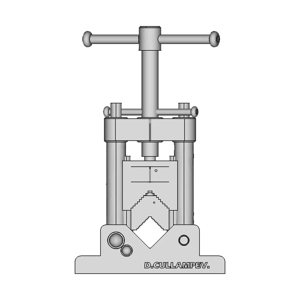 Banco Para Tubo 2 - Downloadable CAD Representation_0_0_degree_snapshot