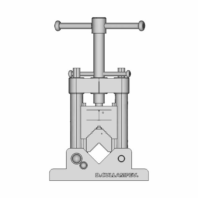 Banco Para Tubo 2 - Downloadable CAD Representation