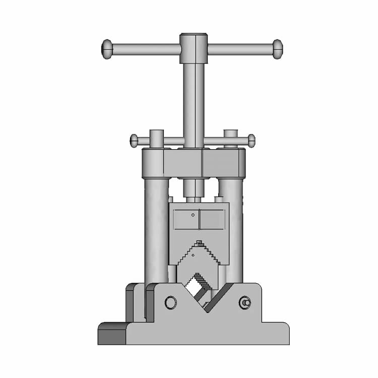 Banco Para Tubo 2 - Downloadable CAD Representation