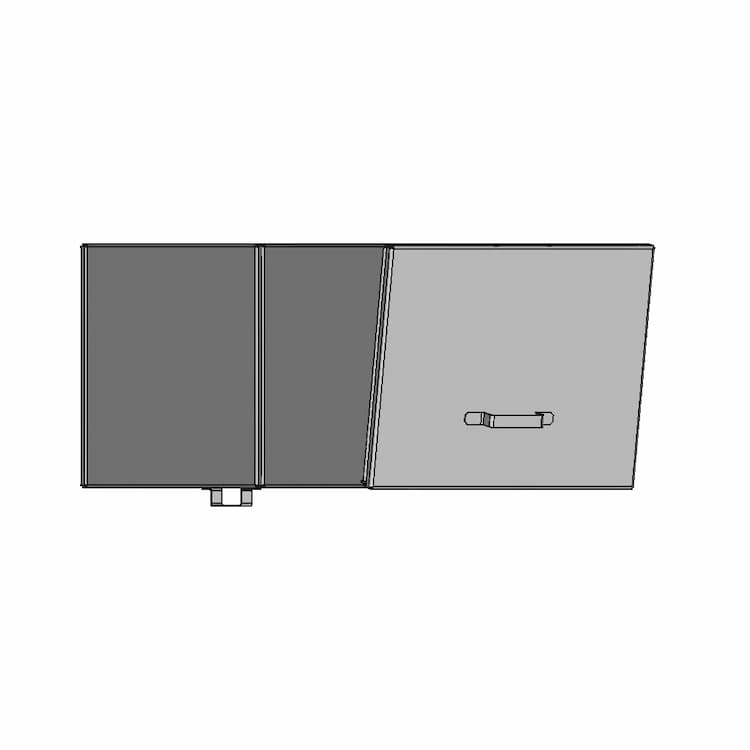 Glue Cabinet Drawer Sheetmetal - Standard Mechanical Component