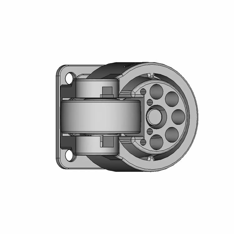 Gd 120F Leveling Caster | 3D Engineering Design File
