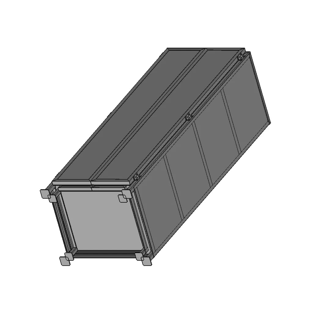 Mueble Metalico - Downloadable CAD Representation_60_30_degree_snapshot
