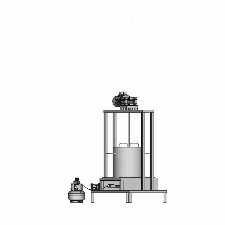 Sugar Mixing Machine | High-Quality CAD Model