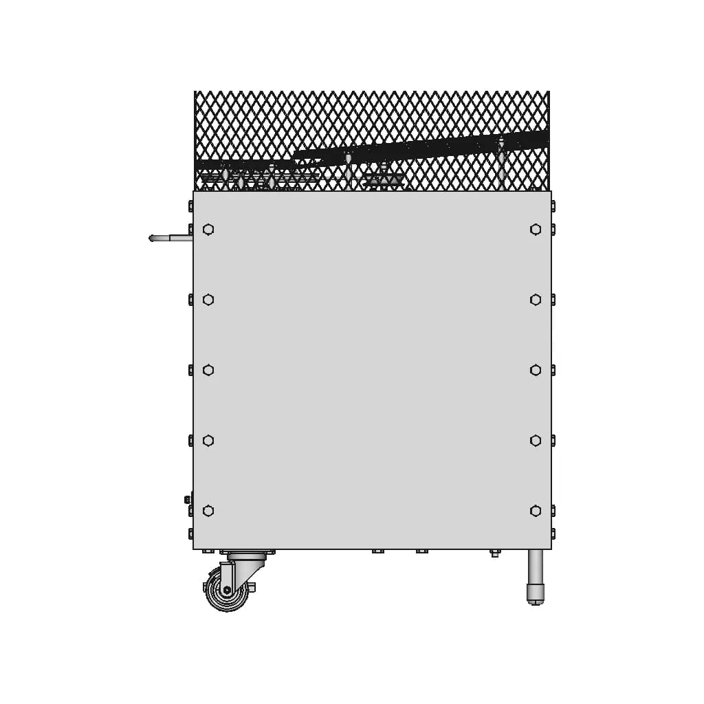 Kasti Ball Throwing Machine - Standard Mechanical Component_0_0_degree_snapshot