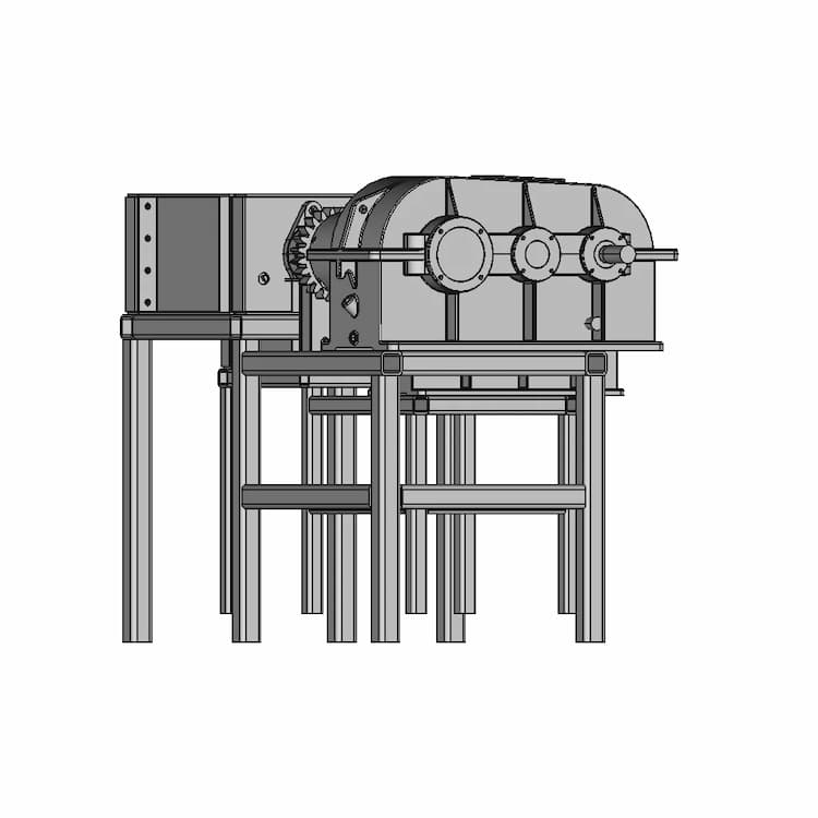 Shredder Metal Shredder Crusher | 3D Engineering Design File