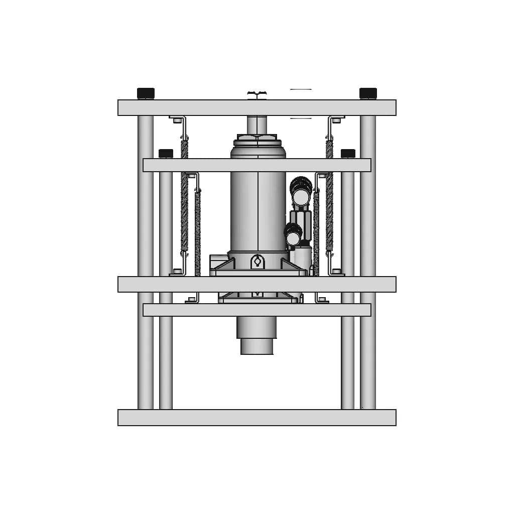 Hydraulic Press Machine | High-Quality CAD Model_0_0_degree_snapshot