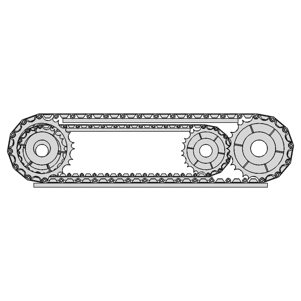 Chain Conveyor - Downloadable CAD Representation_0_0_degree_snapshot