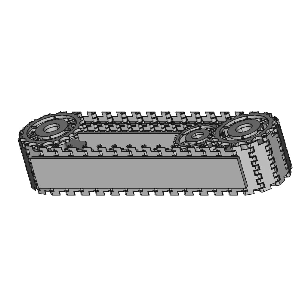 Chain Conveyor - Downloadable CAD Representation_60_30_degree_snapshot
