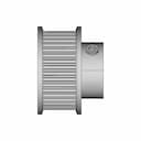 40 Tooth Gt2 Pulley | High-Quality CAD Model_0_270_degree_snapshot