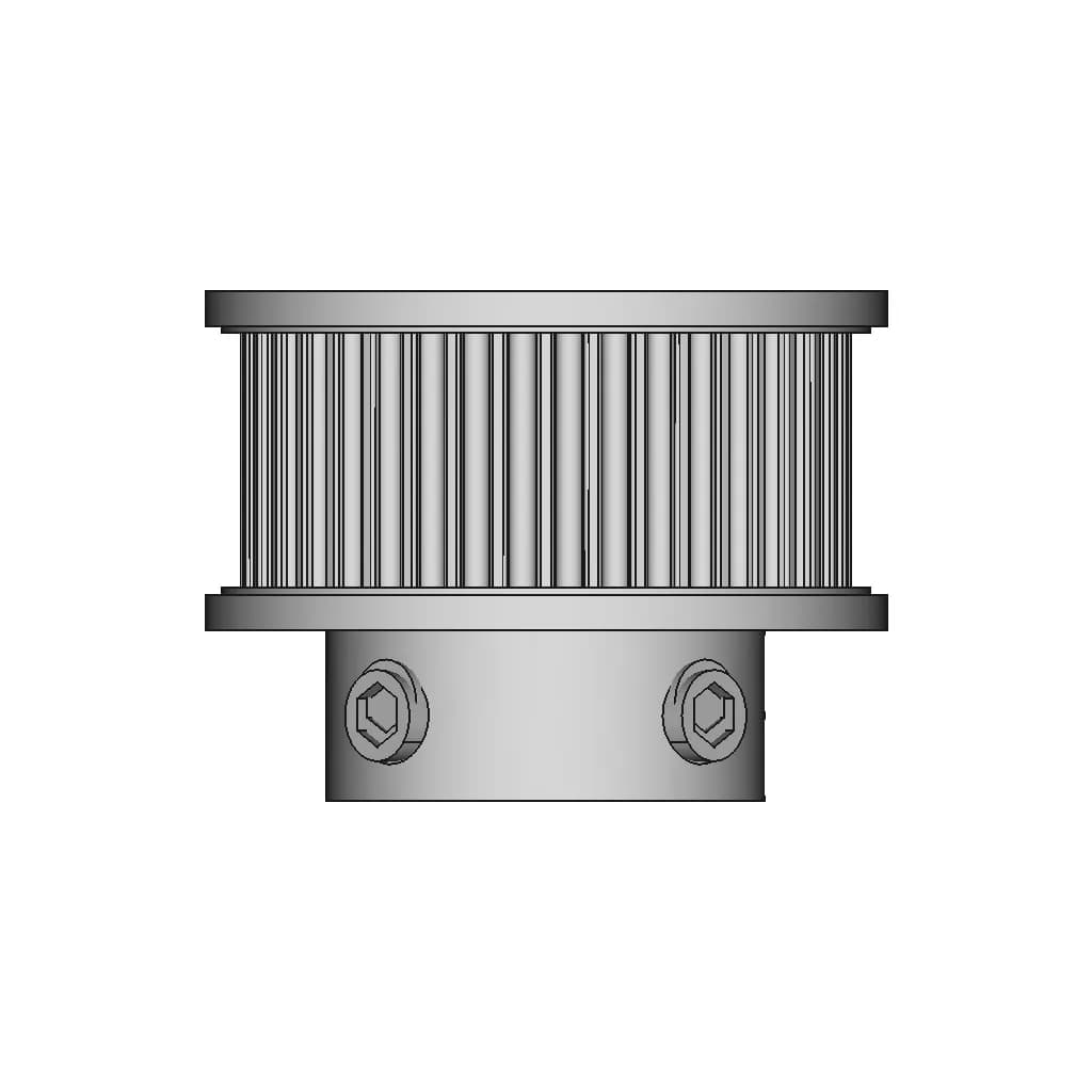 40 Tooth Gt2 Pulley | High-Quality CAD Model_270_0_degree_snapshot