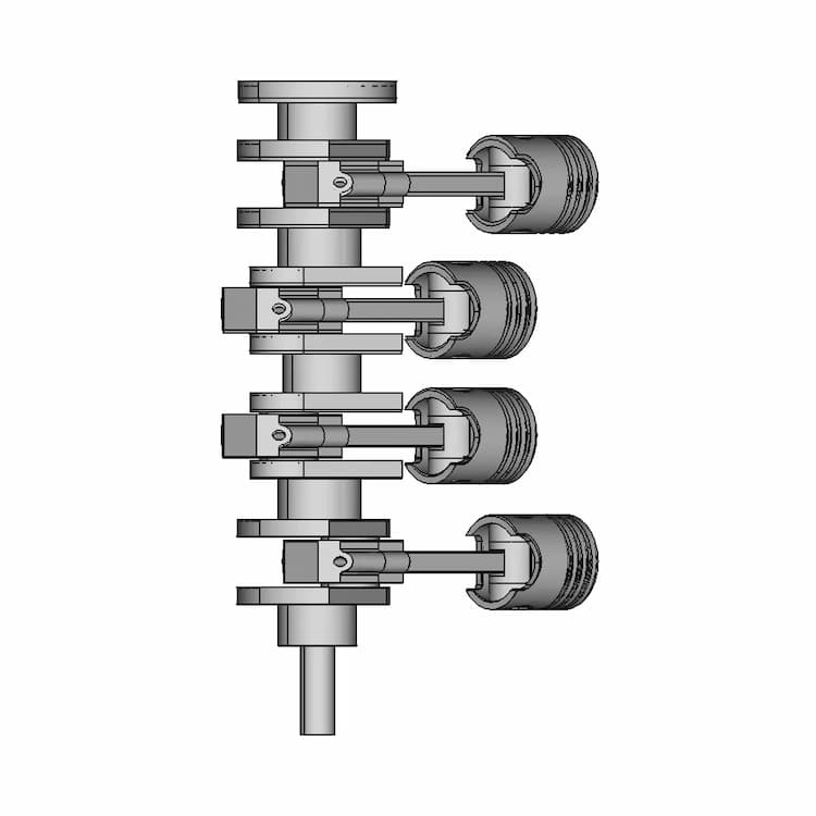 Engine Piston | High-Quality CAD Model