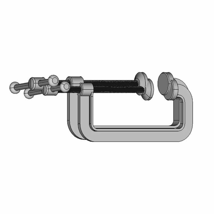 C Clamp | High-Quality CAD Model