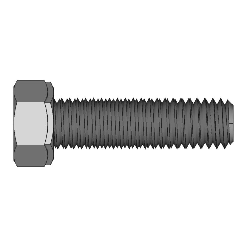 Hex Bolt M10X1 50 | High-Quality CAD Model