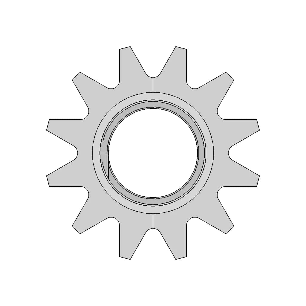 Amortiguador De Tuercas - Downloadable CAD Representation_270_0_degree_snapshot