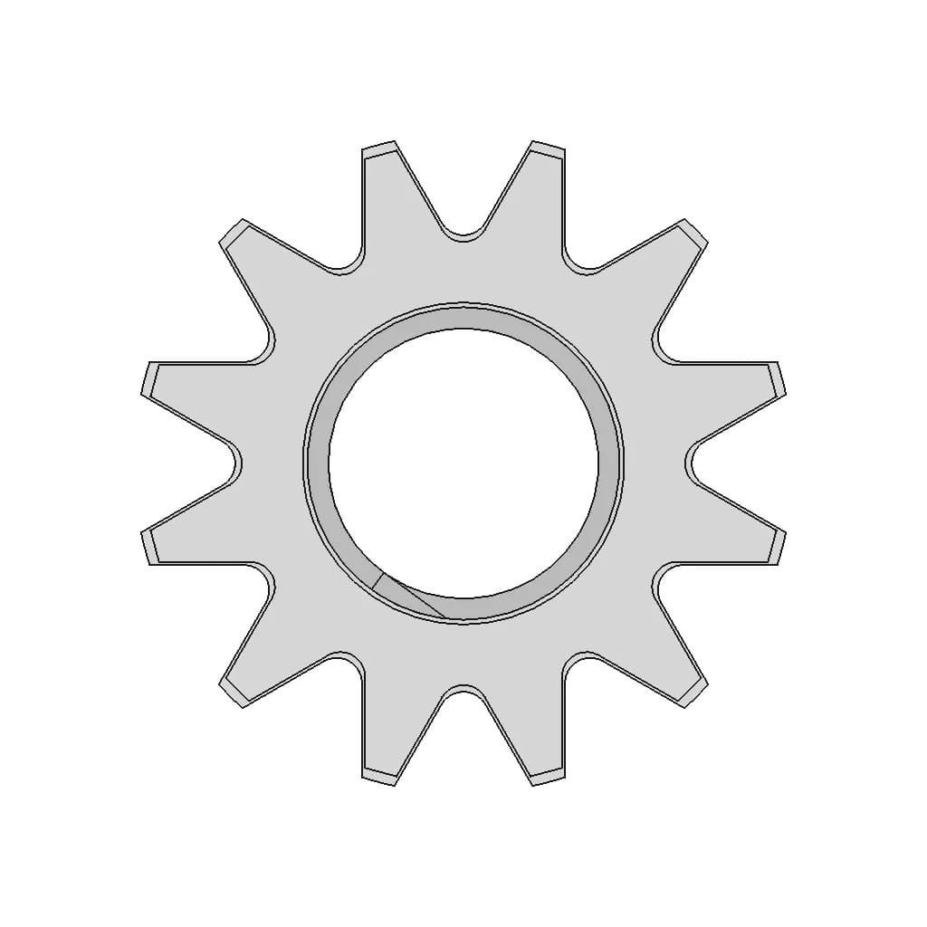 Amortiguador De Tuercas - Downloadable CAD Representation_90_0_degree_snapshot