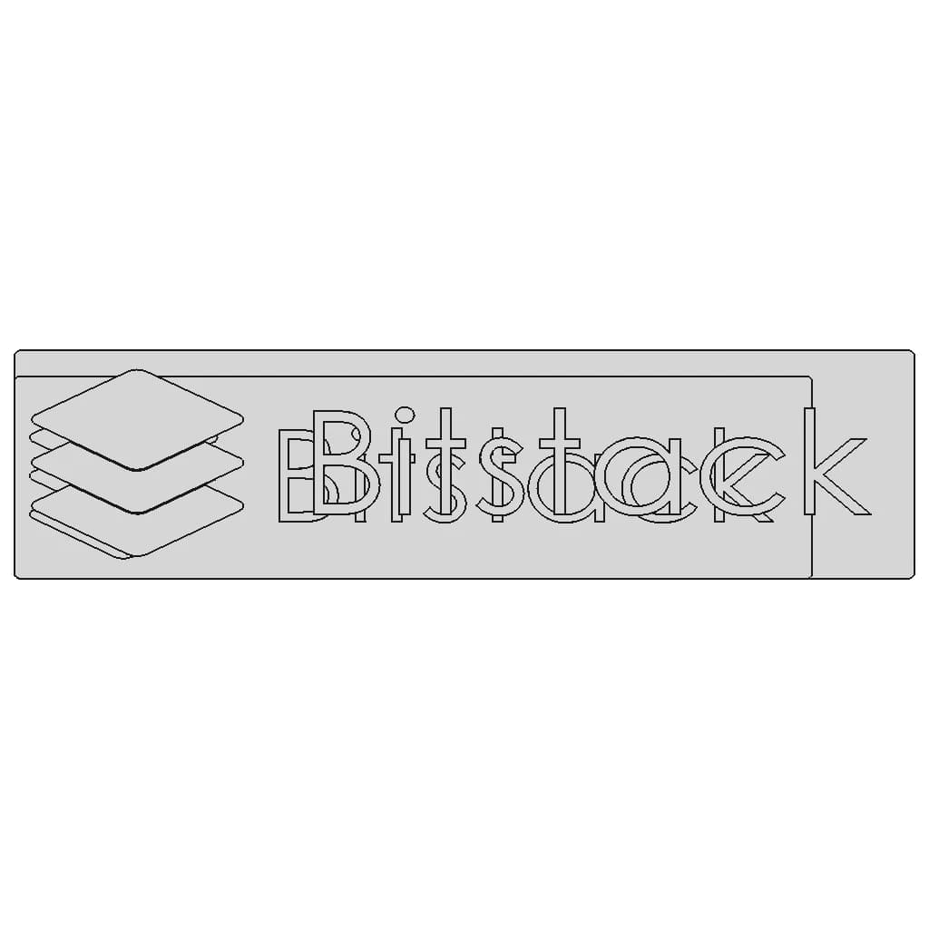 Bitstack Logo | 3D Engineering Design File_0_0_degree_snapshot
