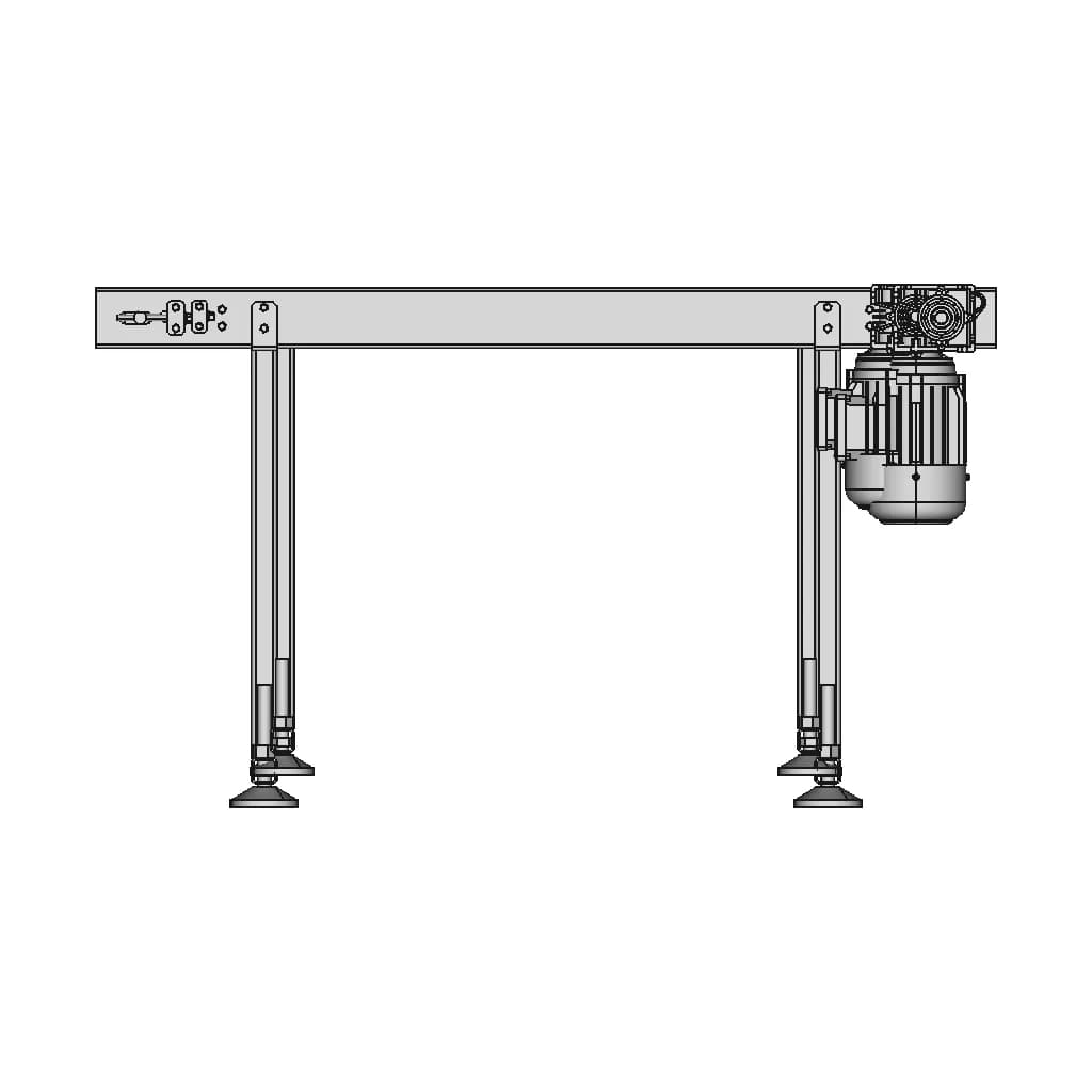 Simple Conveyor 1000Mm | High-Quality CAD Model_0_90_degree_snapshot