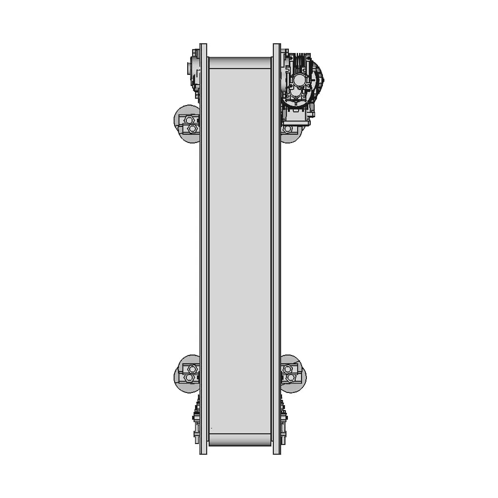 Simple Conveyor 1000Mm | High-Quality CAD Model_270_0_degree_snapshot