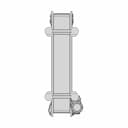 Simple Conveyor 1000Mm | High-Quality CAD Model_90_0_degree_snapshot