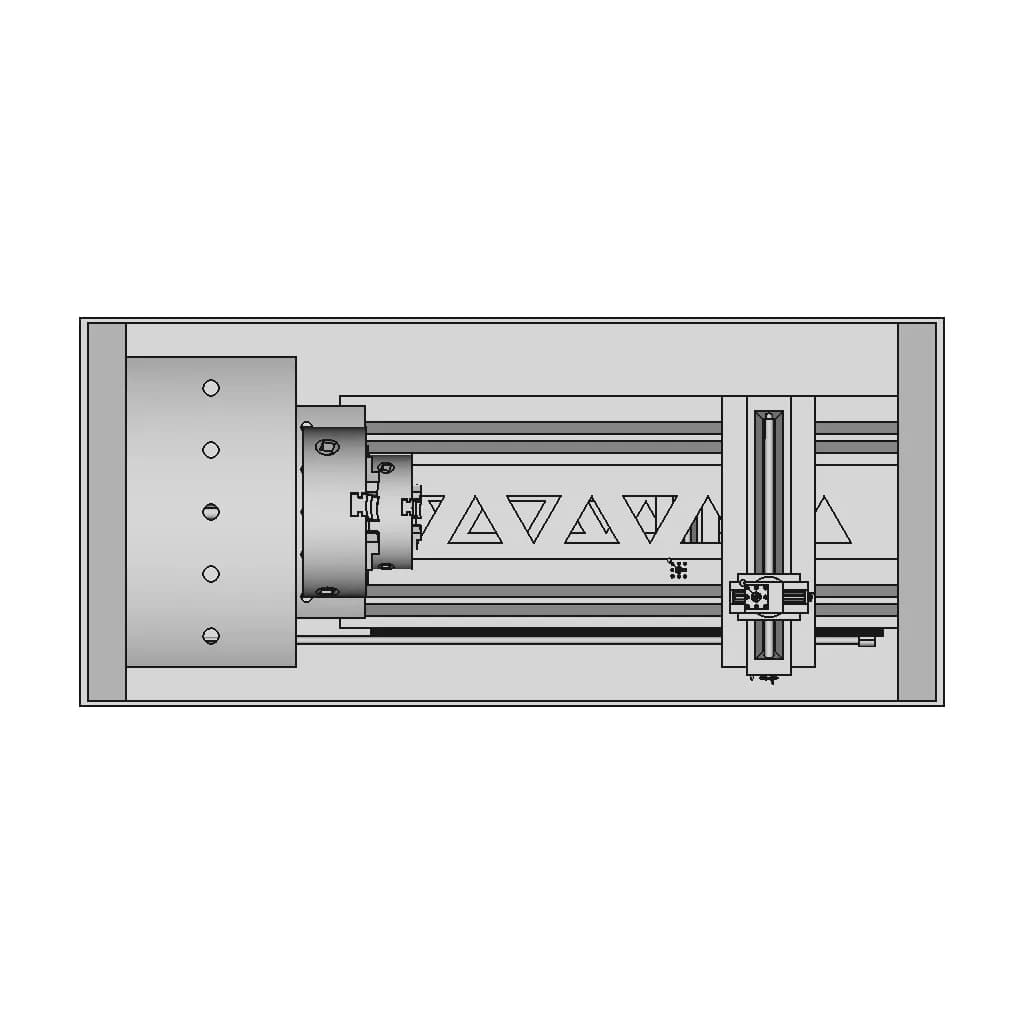 Lathe Machine | 3D Engineering Design File_270_0_degree_snapshot