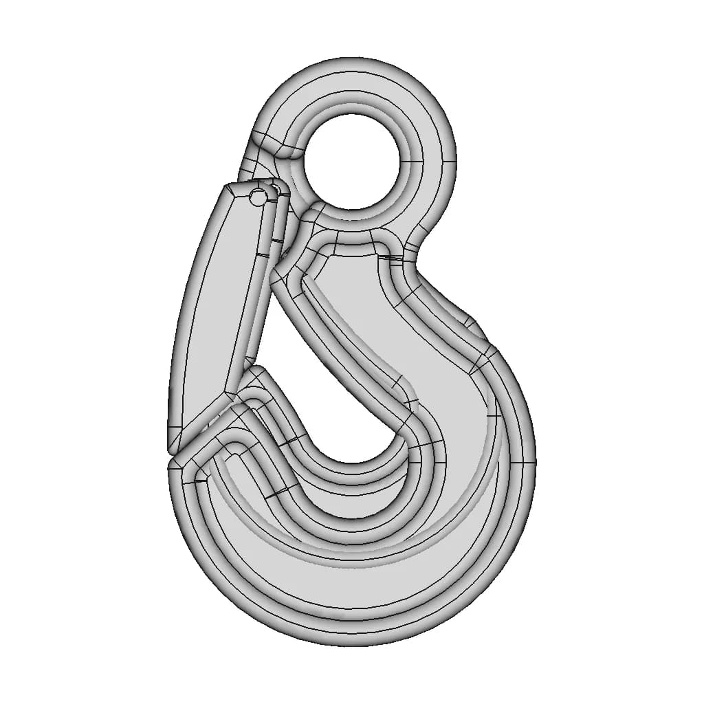Gancho Para Carga 2 5T - Standard Mechanical Component_0_0_degree_snapshot